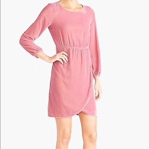 J. Crew Velvet Tulip-Hem Dress
